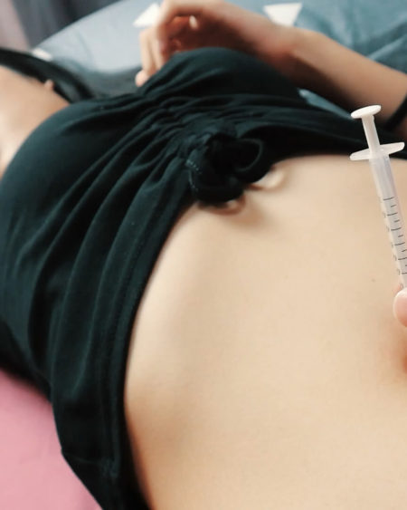 Needle belly button-Lulu