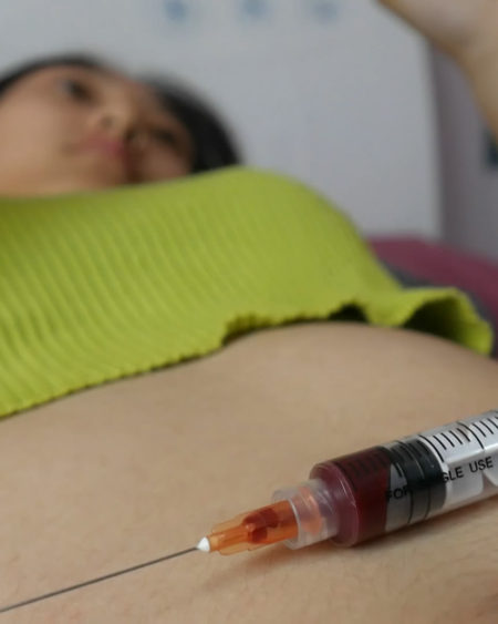 Crazy needle belly button-Sweety