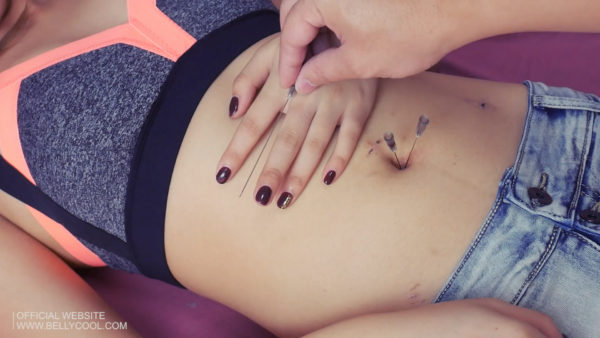 Crazy needle belly button 4-Sasa