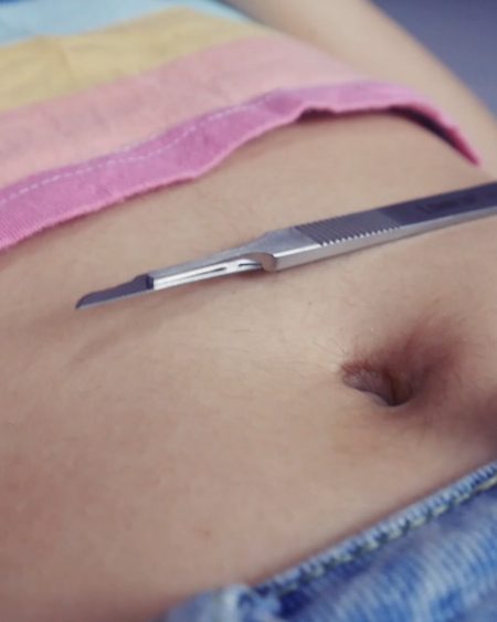 Try navel stab-Moon